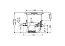 Kessel minilift S vloerinbouw, zwarte afdekking + persleidingset DA 4