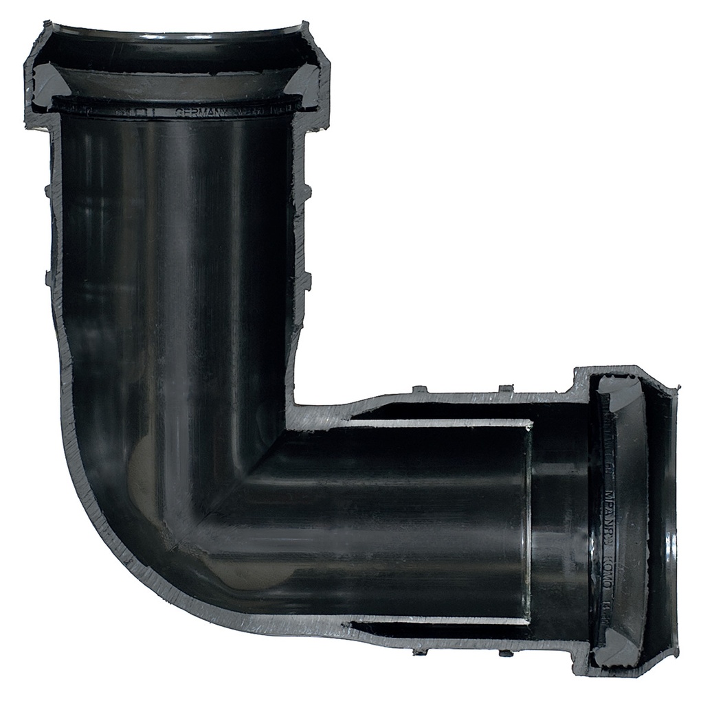 PP sanitair bocht dia 50 87° 2xM (45st/doos)