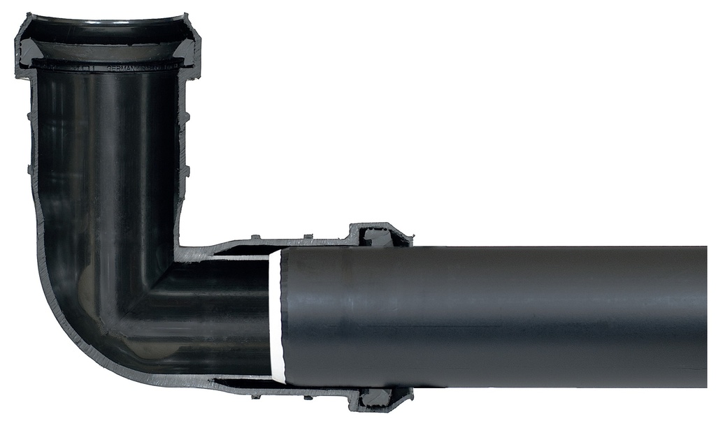 PP sanitair bocht dia 50 87° 2xM (45st/doos)