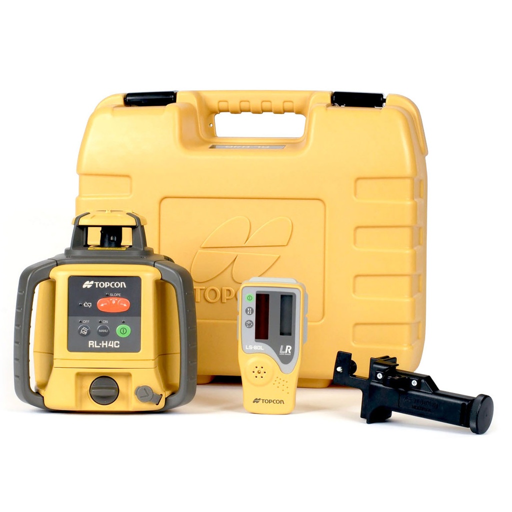 Laser topcon RL-H5A + LS-80L set met baak en statief