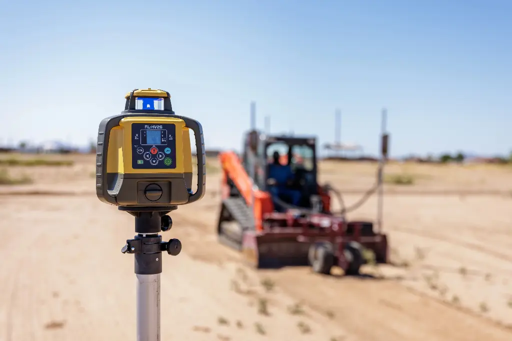 Laser Topcon RL-HV2S dubbele hellingslaser incl. lat, ontvanger en statief