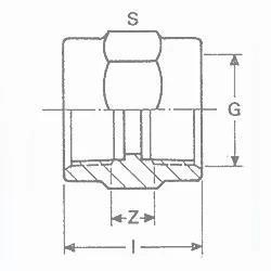 PVC druk mof 1/2" zonder inox ring (160st/doos)