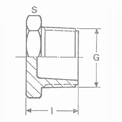 PVC druk draadstop 5/4" M (70st/doos)