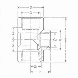 PVC druk red T 3/4" x 1/2" met inox ring (50st/doos)