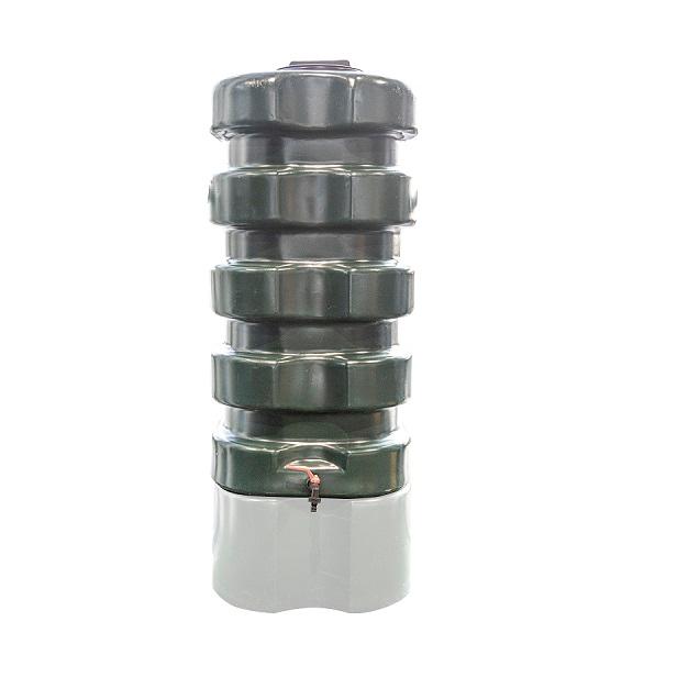 Bovengrondse opslagtank/regenton 300l zonder staalband (600 x 450x 1650)