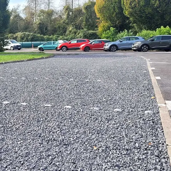 Parking met gravel Devooght