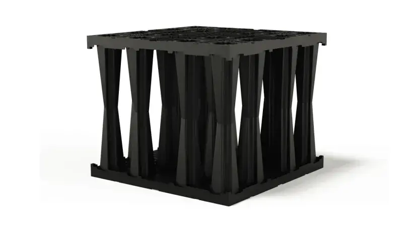 [RIGOFILL203] Infiltratiekrat 203l Rigofill ST-S halve blok uit PP 80x80x35cm - devooght