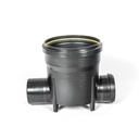 PE put dia 250 2x110 met kraag ds