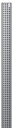 Douchegoot 70x785mm laag met plint en flens (met volledig geperforeerd rooster)