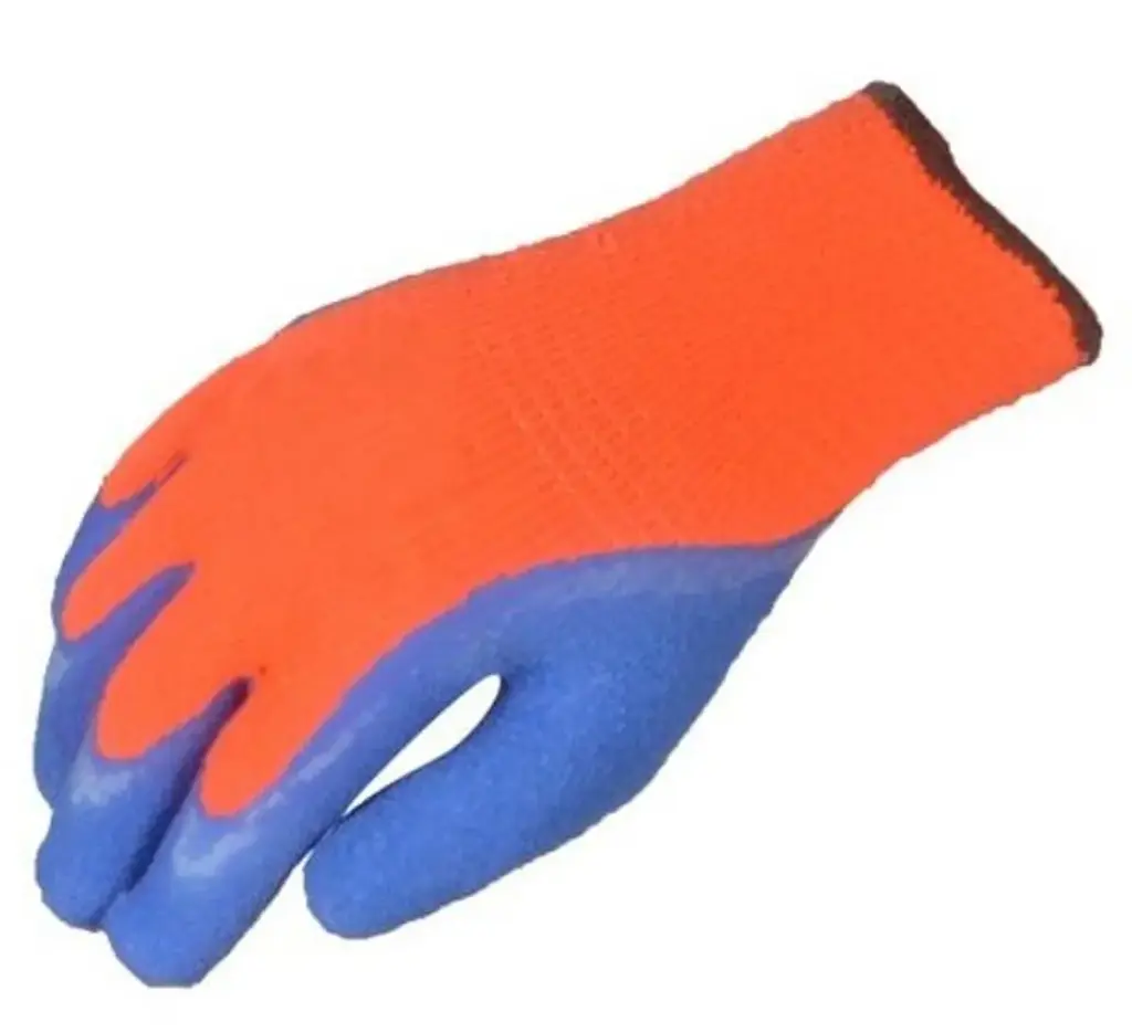 Handschoenen toolpack  oranje/blauw visible padded working gloves