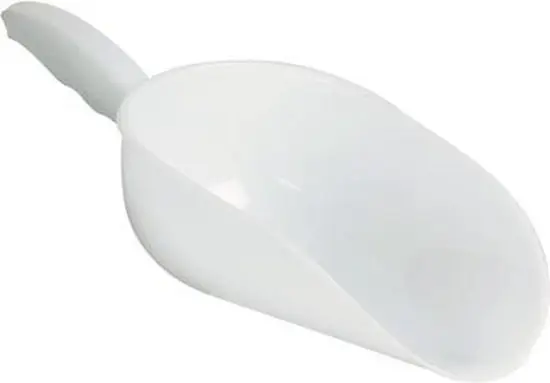 Meelschop kunststof 2 kg