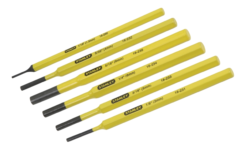 Stanley center point and dowel set 6 parts