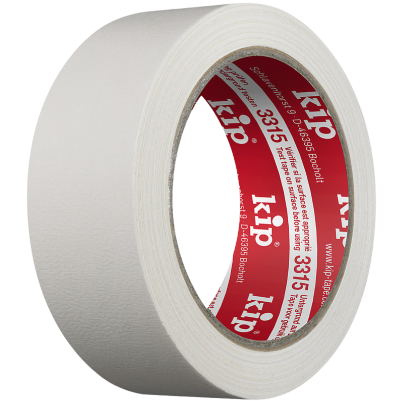 Plakband wit masking glad 50mm / 33m KIP