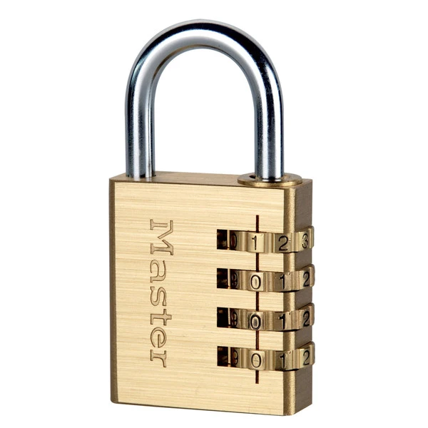 Combination lock Gold 40mm - 26mm shackle