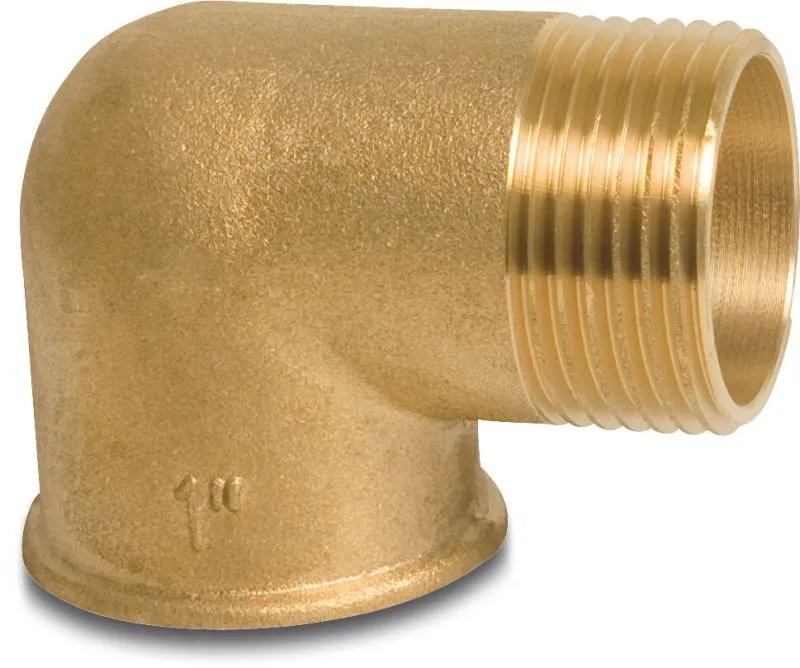Alpex bocht nr 92 messing 1" MxF