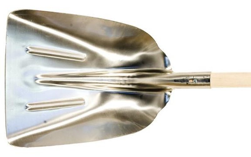 Alu graanschop met lange steel De Pypere 