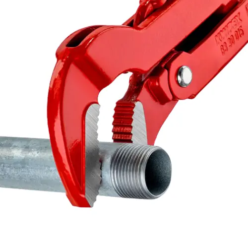 Knipex angle pipe wrench S-shaped jaws