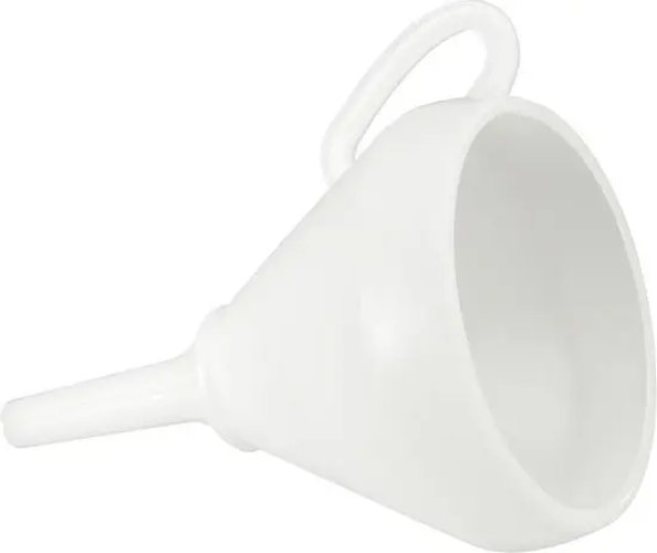 Funnel white with sieve 260mm