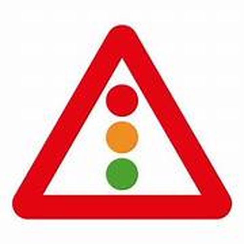 Panneau de signalisation A33 Feux de signalisation SB250 D700 HI WZ