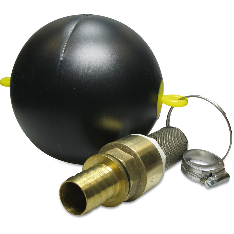 Suction bulb without hose (ball, valve, grommet) floating 1"