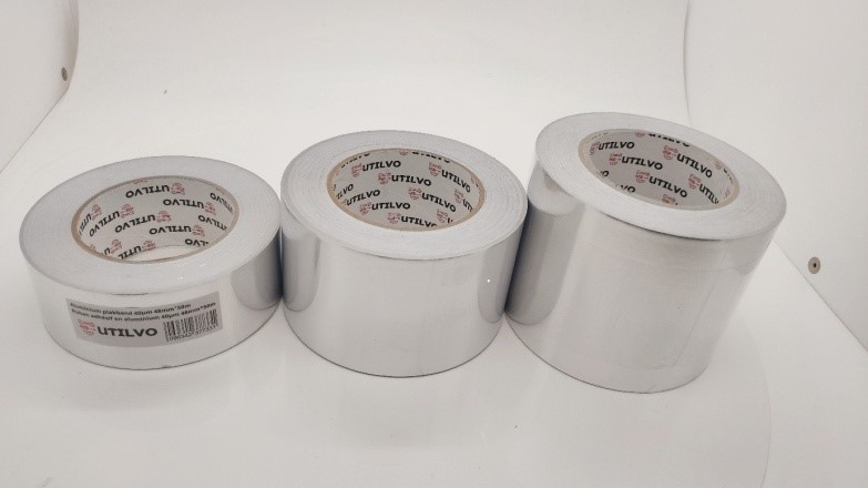 Bande adhésive alu 100 mm 50lm 40 micron
