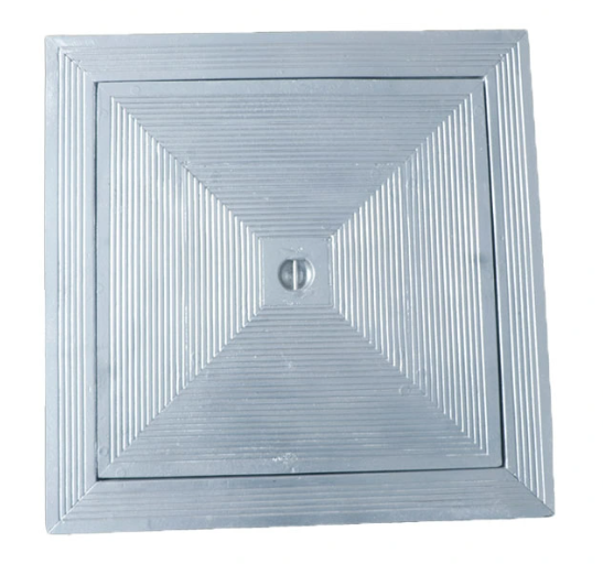 Alu double lid 40x40cm