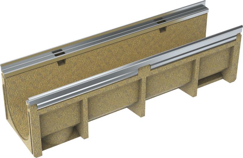 ANRIN KE 200 gouttière 1m H29 B26 avec galva