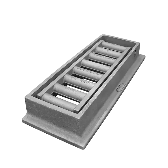 Buse d'égout en fonte B2 C250 - VO=580x180mm H=60mm COPRO