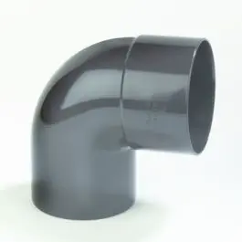 Coude PVC dia 80 87° Msp marron