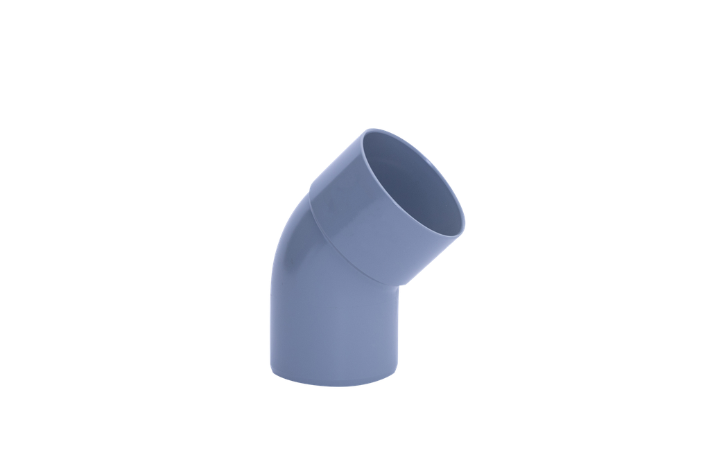 PVC bend dia 32 45° MSp benor gray