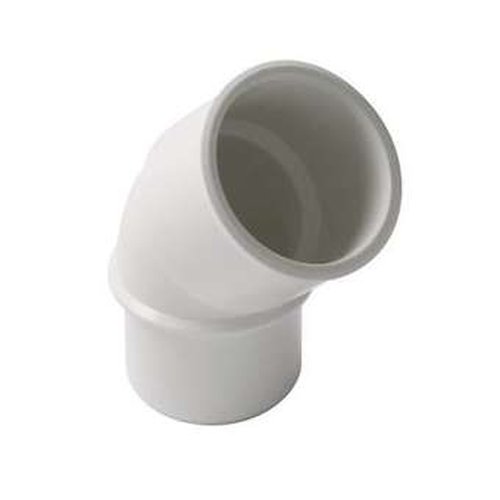 PVC bocht dia 32 45° MSp wit san