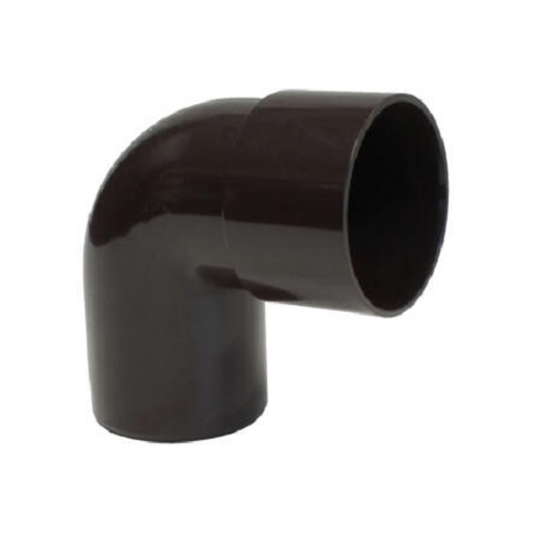 PVC bocht dia 50 87° Msp bruin