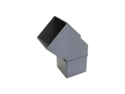 PVC bend dia 80 45° square gray
