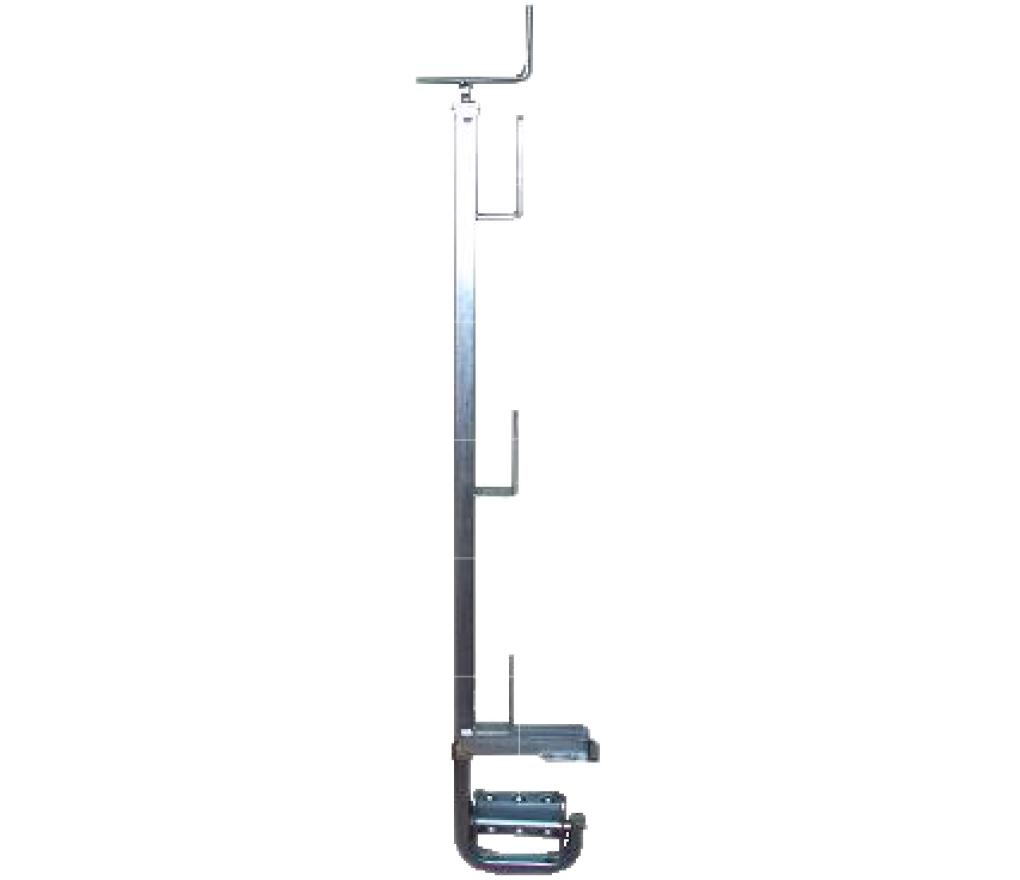 Rampe de poutre galva avec pied basculant 80cm