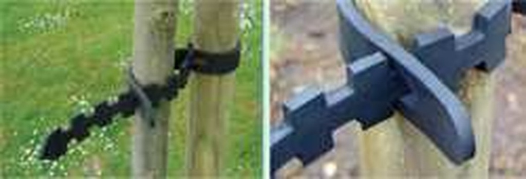 Boomband - 58 cm rubber zwart