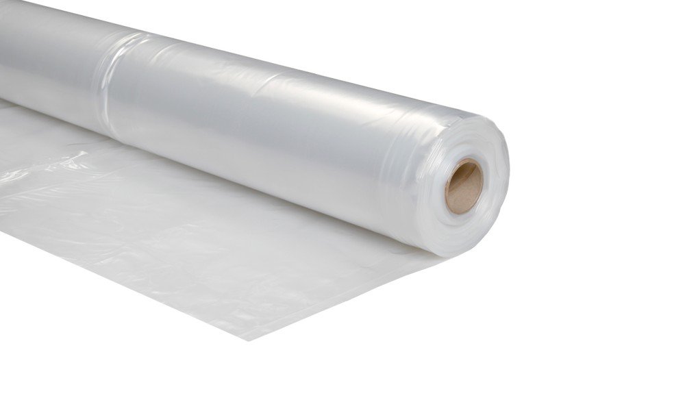 Bouwfolie 0.20mm 4x50m transparant