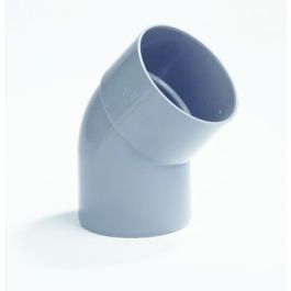 Coude PVC dia 50 45° Msp benor gris