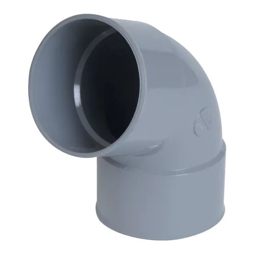 Coude PVC dia 50 67° 2xM gris