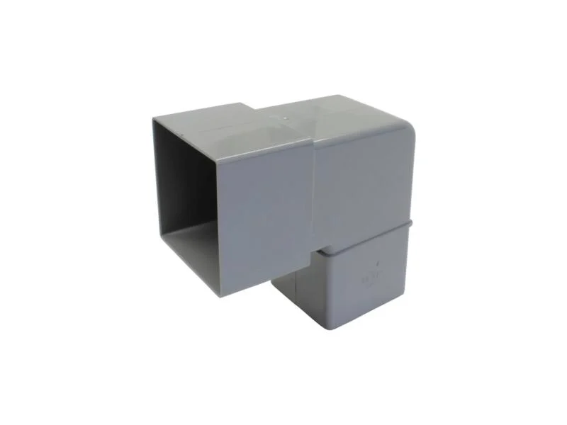 PVC bend dia 80 87° square gray