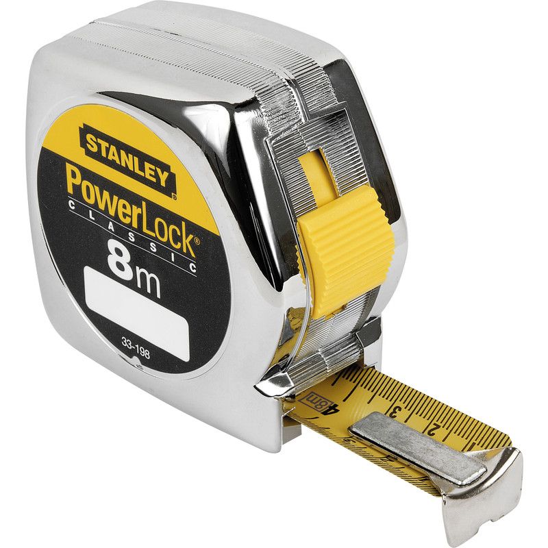 Stanley rolbandmaat powerlock 8m