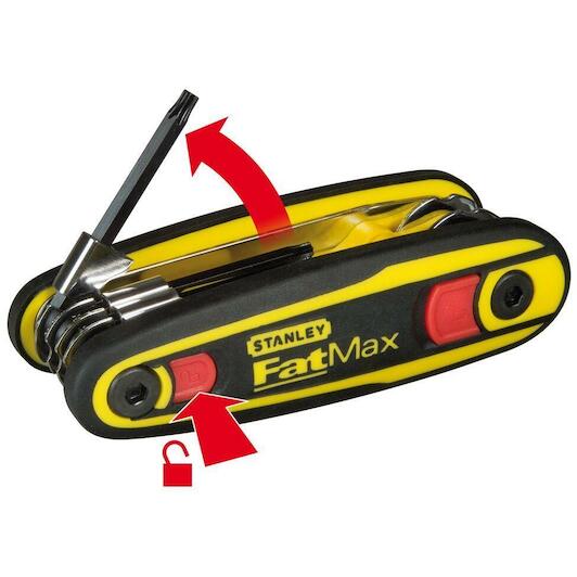 Stanley FM vergrendelbare stiftsleutelset torx (8-delig)