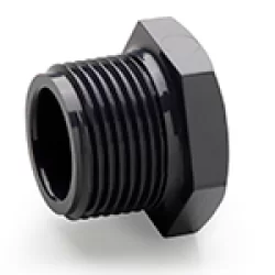 PVC pressure thread plug 1/4" M (200pcs/box)