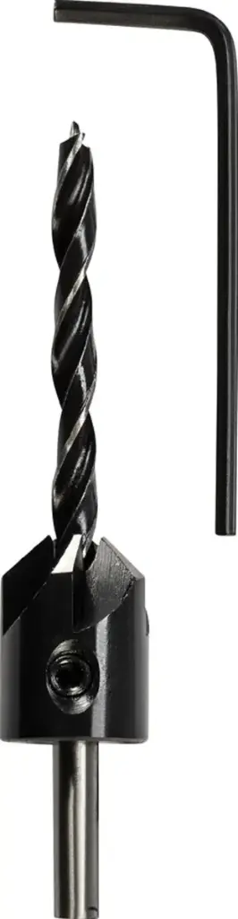 Countersink router + drill bit 16x5 inside-6 side