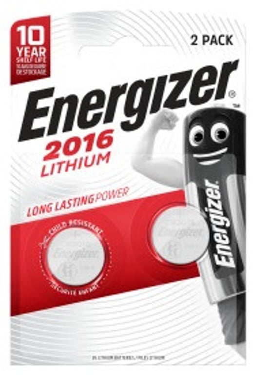 Pile énergisante Lithium 3V CR2016