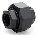 PVC druk raccord 5/4" F/F zeskant (60st/doos)