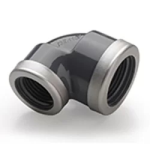 PVC druk bocht 3/4" x 1/2" met inox ring (90st/doos)