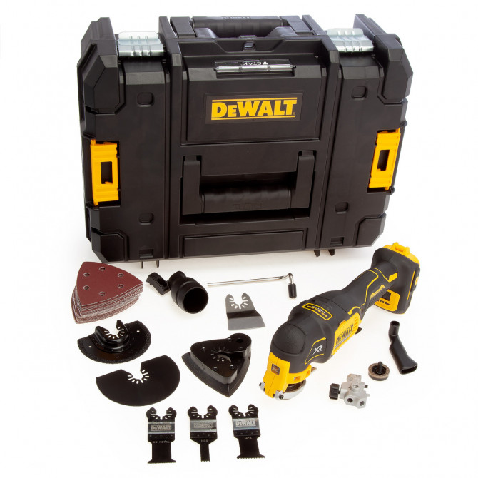 18V XR Brushless Multitool in TSTAK case - zonder batterij en oplader