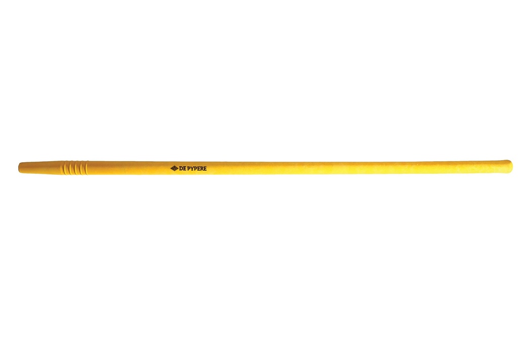 Schoppesteel gebogen kunststof 135cm De Pypere