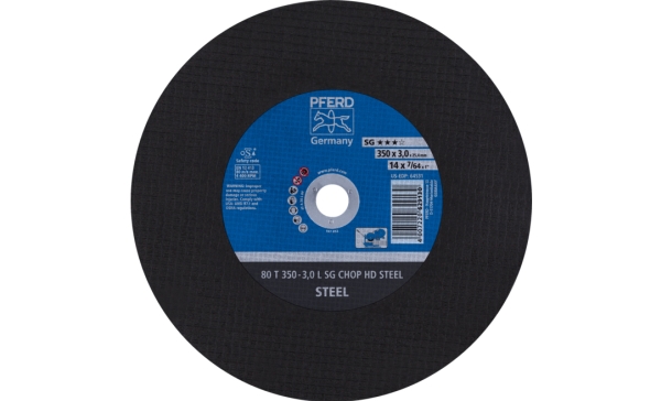 Cut-off wheel dia 350-3 x 25.4 SG Pferd