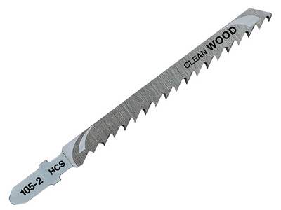 Jigsaw blade HCS for wood, chipboard and MDF >60mm neat finish (T101D)